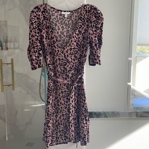 Topshop Animal Print Dress us4
